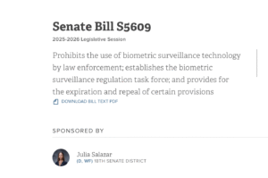 New York State Biometric Privacy Bill